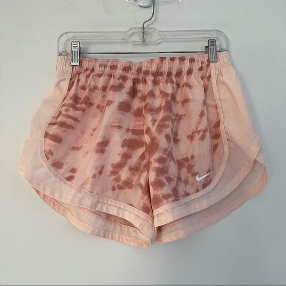 Nike Pants - Nike Pink Tie Dye Running Short with Liner Size Medium